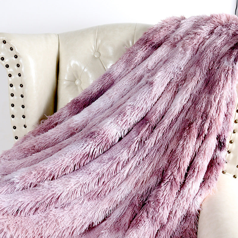 Brehn Ladies Snuggle Blanket Soft Hypoallergenic Fleece Cozy Throw for Living Room Bedroom
