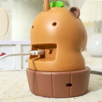 Portable Table Fan USB Powered Cute Bear Design Adjustable Speeds Compact Quiet Operation