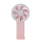 Portable Handheld Fan Cute Bear Design Rechargeable Multi-Speed Compact Summer Cooler