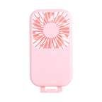 Portable Handheld Fan USB Rechargeable Lightweight with Digital Battery Indicator