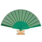 Ladies Decorative Fan with Elegant Wooden Handle Lightweight Stylish Accessory
