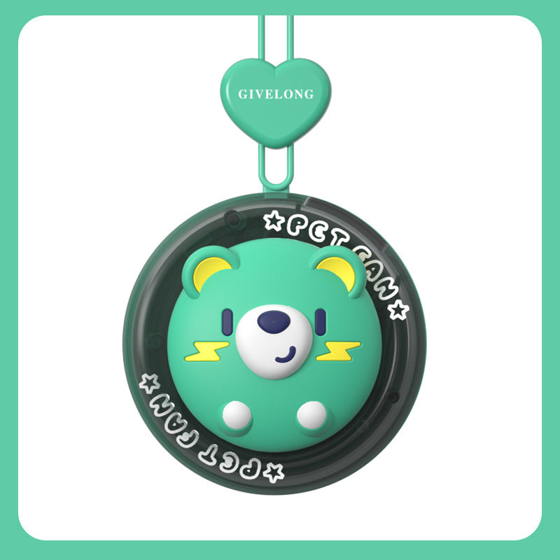 Portable Handheld Fan USB Rechargeable Cute Bunny Design Compact Lightweight