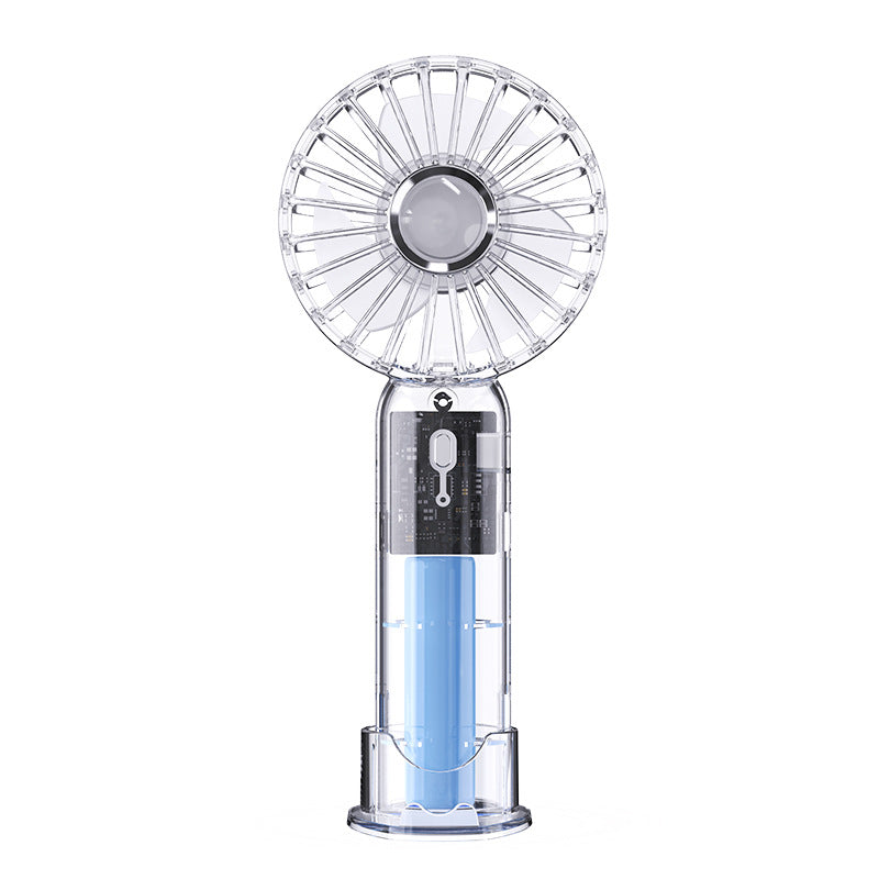 Portable Hand Fan Lightweight USB Rechargeable Handheld Fan with Multiple Speeds and Long Battery Life