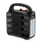 Harrow Portable Solar Power Generator High Capacity USB AC Outputs Lightweight with LED Lighting