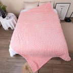 Brehn Women’s Plush Structured Blanket Soft Warm Thermal Insulated Machine Washable