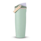 Stainless Steel Vacuum Insulated Water Bottle Double-Walled Leak-Proof with Carry Handle