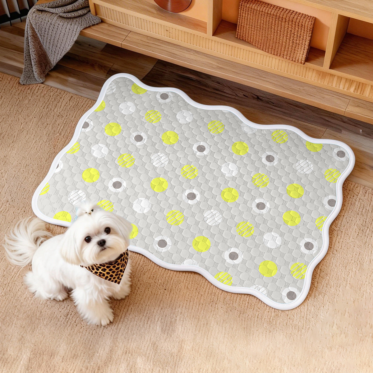Harrow Breathable Pet Resting Mat with Non-Slip Bottom Comfortable Plush Padding