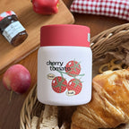 Insulated BPA-Free Plastic Thermos Bottle with Leak-Proof Lid and Bear Design for Women and Kids