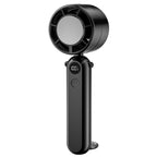 Portable Rechargeable Mini Hand Fan with Variable Speed Control and LED Battery Display