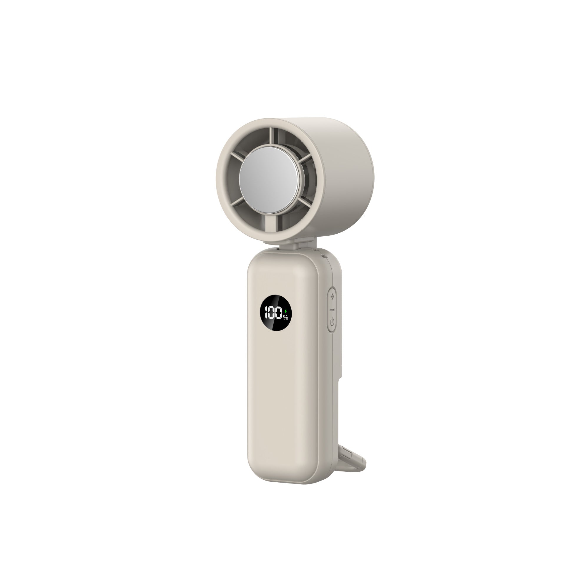 Portable Handheld Fan with Digital Battery Display Adjustable Speeds Compact Lightweight for Travel