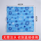 Bowlift Ladies Cooling Mat with Snowflake Structure Portable Breathable Cooling Pad