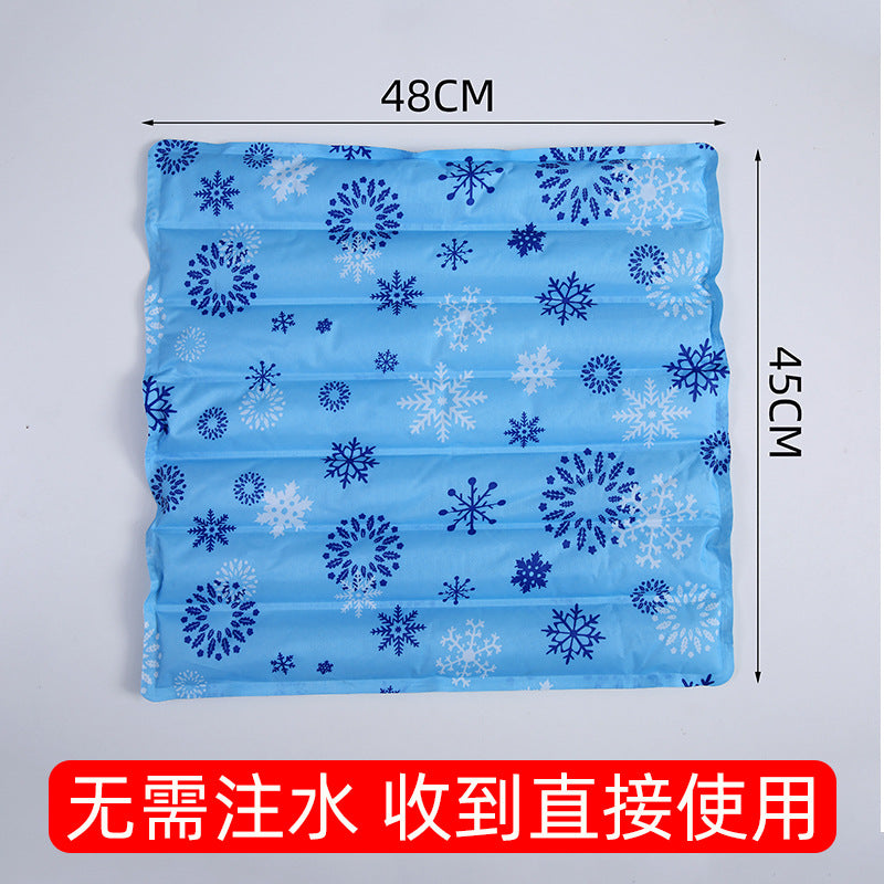 Bowlift Ladies Cooling Mat with Snowflake Structure Portable Breathable Cooling Pad