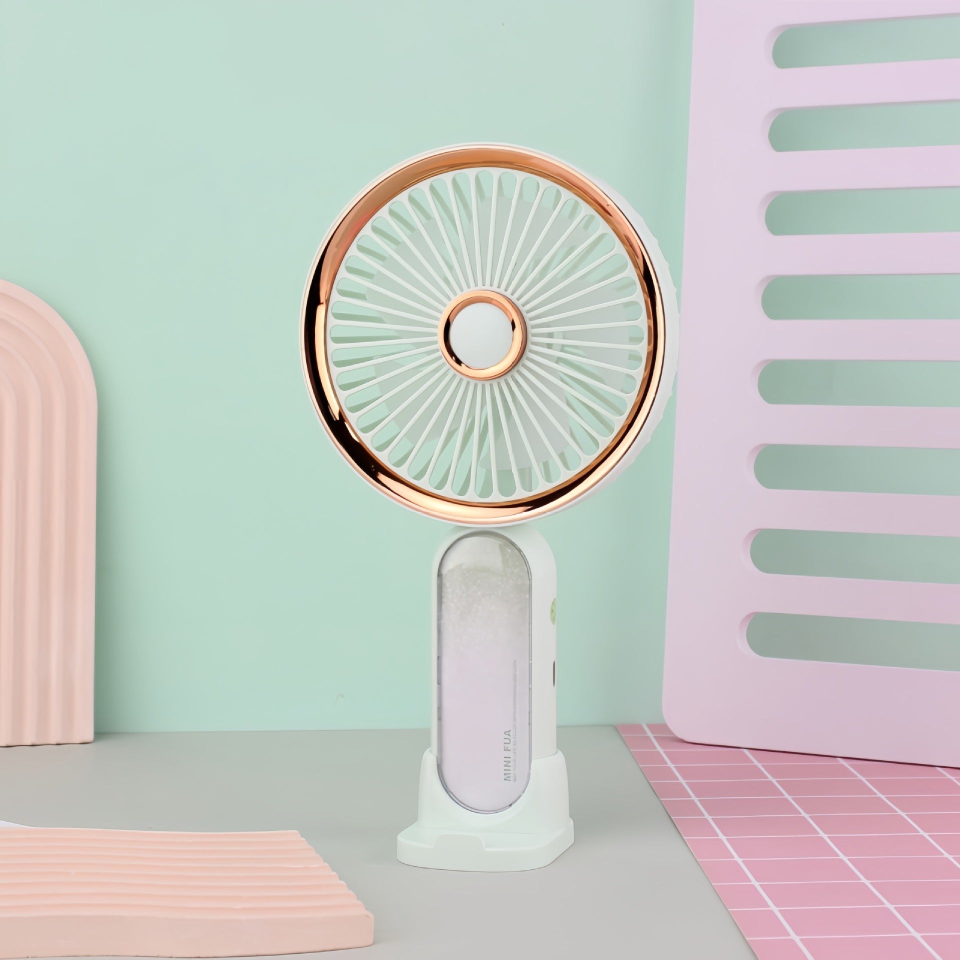 Portable Mini Fan USB Rechargeable Compact Personal Handheld Fan with Adjustable Speed