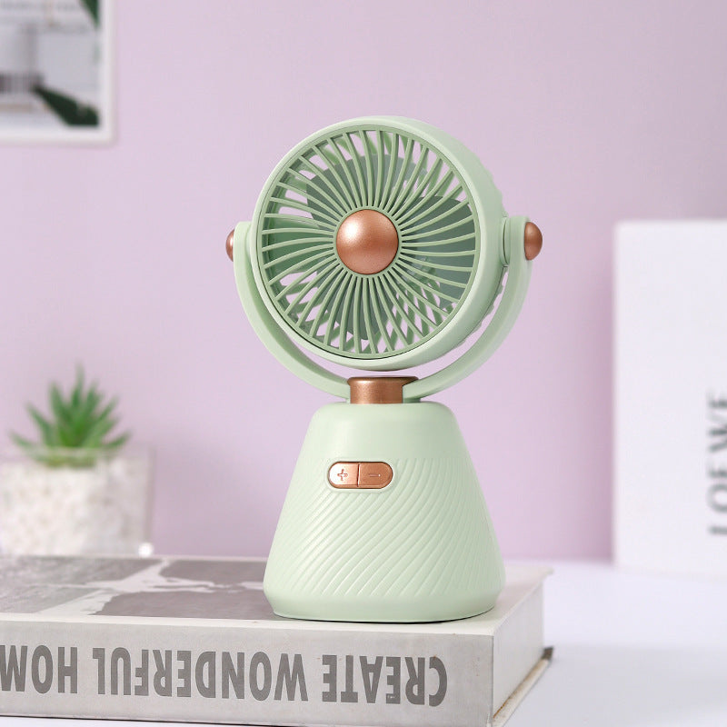 Portable Rechargeable Desk Fan Compact Lightweight Quiet Operation Multiple Speeds