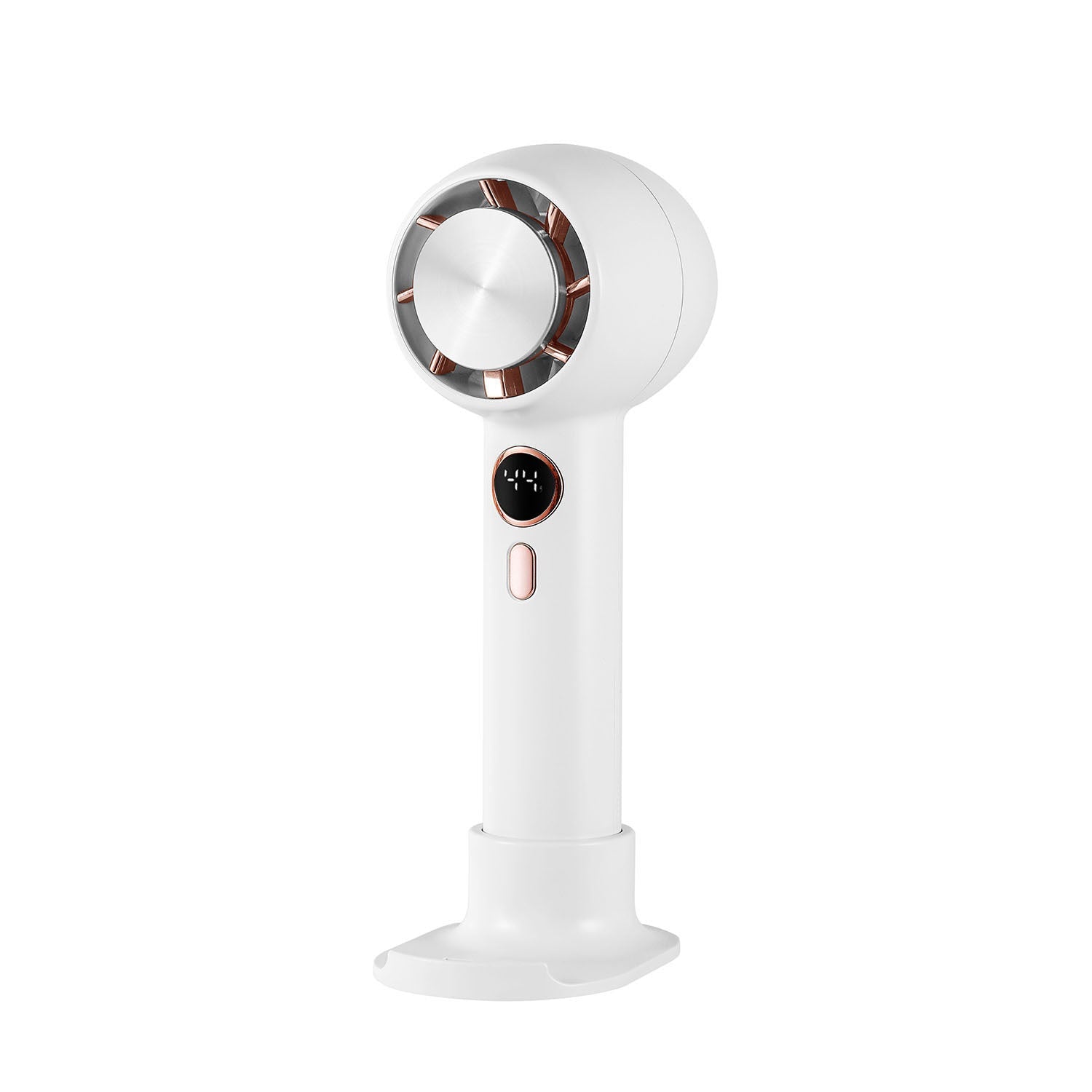 Harrow Personal Handheld Fan Rechargeable Portable Compact with Multiple Speeds and Stand