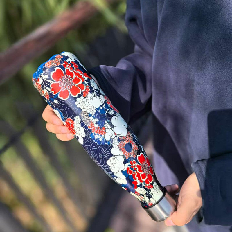 Stainless Steel Insulated Water Bottle Double-Walled Vacuum Leak-Proof Unisex