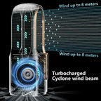 Bladeless Evaporative Tower Fan and Humidifier with Touch LED Display and Brushless Motor