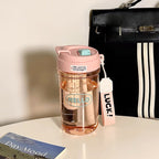 Women’s Insulated Water Bottle with Fruit Infuser Leak-Proof Lid Double-Walled Vacuum Flask