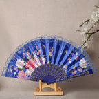 Handmade Elegant Floral Lace Fan Lightweight Portable Women’s Accessory