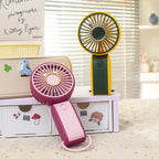 Portable Handheld Fan USB Rechargeable Flexible Tilt Compact Personal Cooling Fan