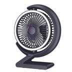Table Fan Quiet Operation Adjustable Tilt Multiple Speeds for Home Office