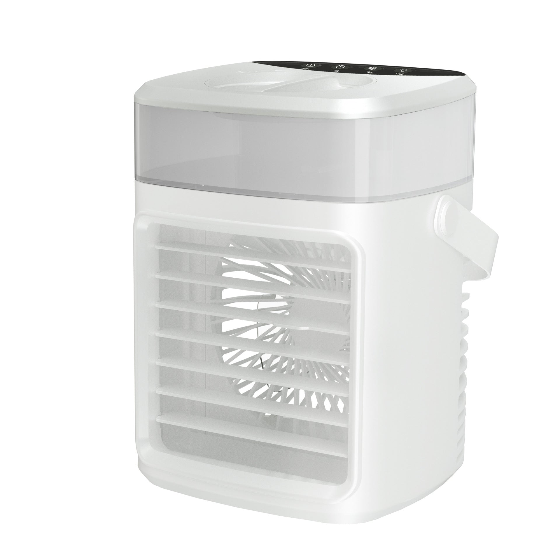 Portable Personal Cooling Fan with Built-In Water Mist Tank Compact Adjustable Speed