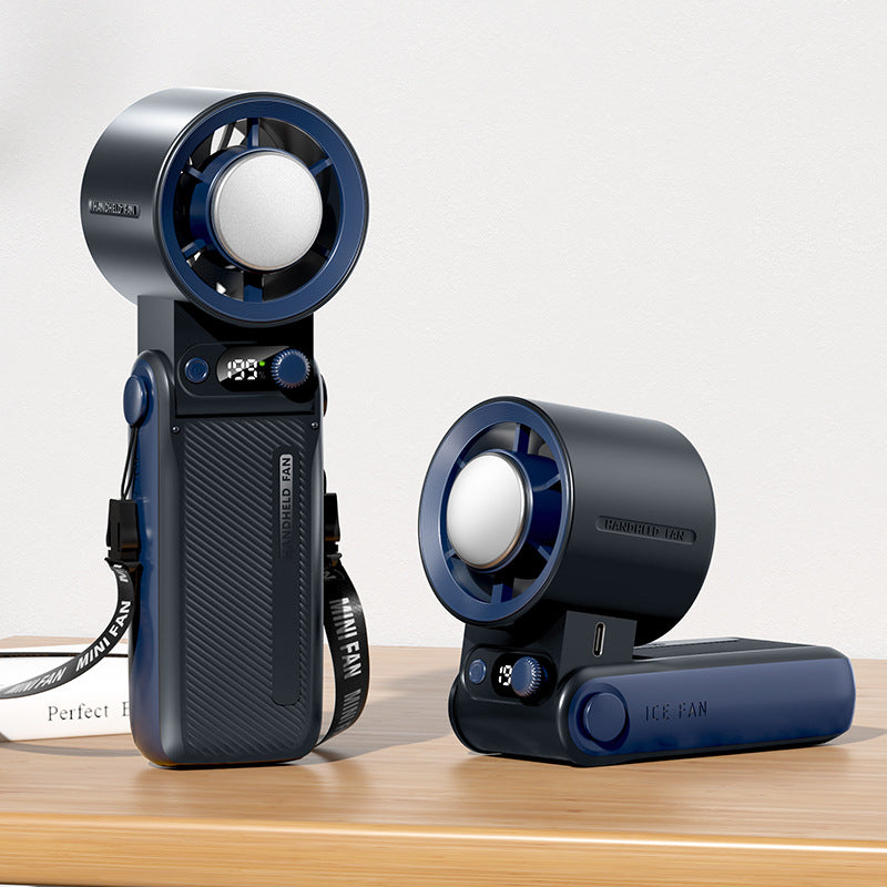 Portable Rechargeable Handheld Cooling Fan with Adjustable Speed Lightweight Quiet Operation