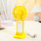Portable Mini USB Fan Compact Size Unique Design Cute Playful Colors Personal Cooling