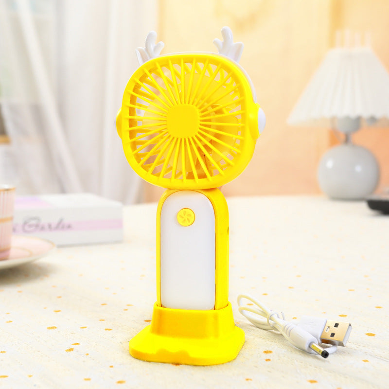 Portable Mini USB Fan Compact Size Unique Design Cute Playful Colors Personal Cooling
