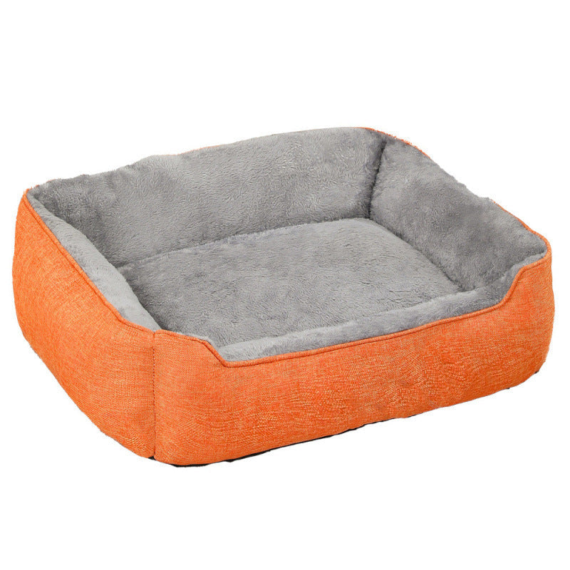 Women’s Comfortable Pet Bed Ergonomic Design Non-Slip Removable Cover