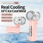 Portable Mini Fan with Cooling Function Lightweight Quiet Adjustable Speed