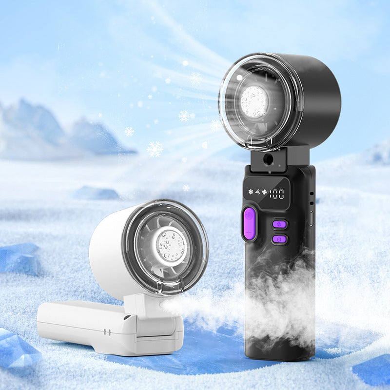 Mini Portable Fan USB Rechargeable Adjustable Speeds Compact Quiet Operation
