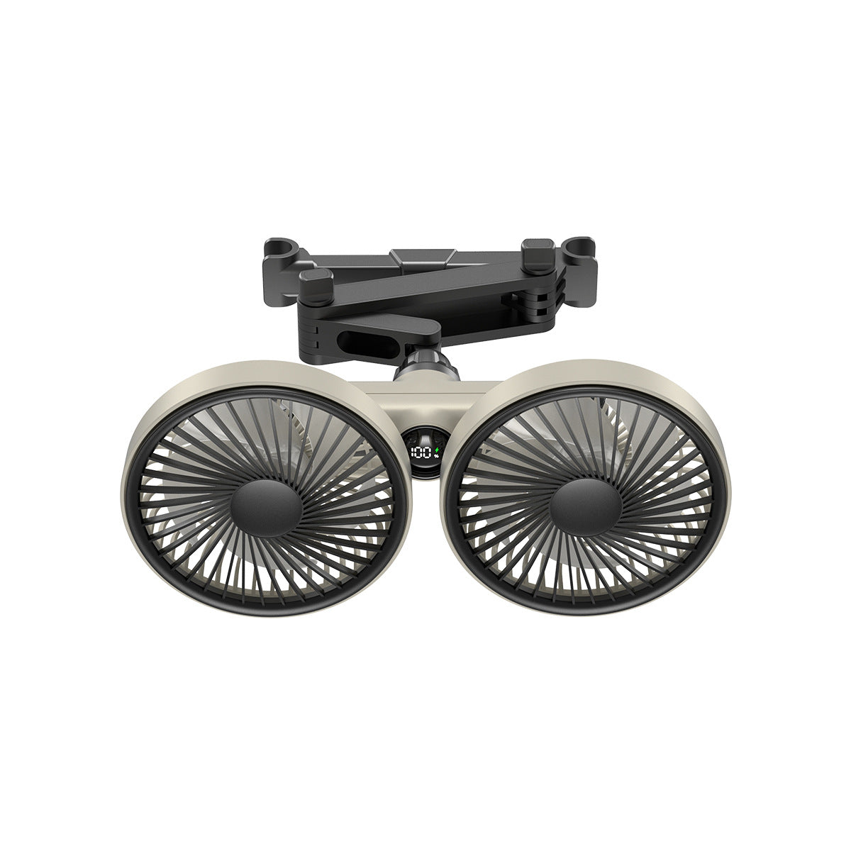 Portable Dual Fan with Digital Control Lightweight Quiet Operation for Travel and Office Use