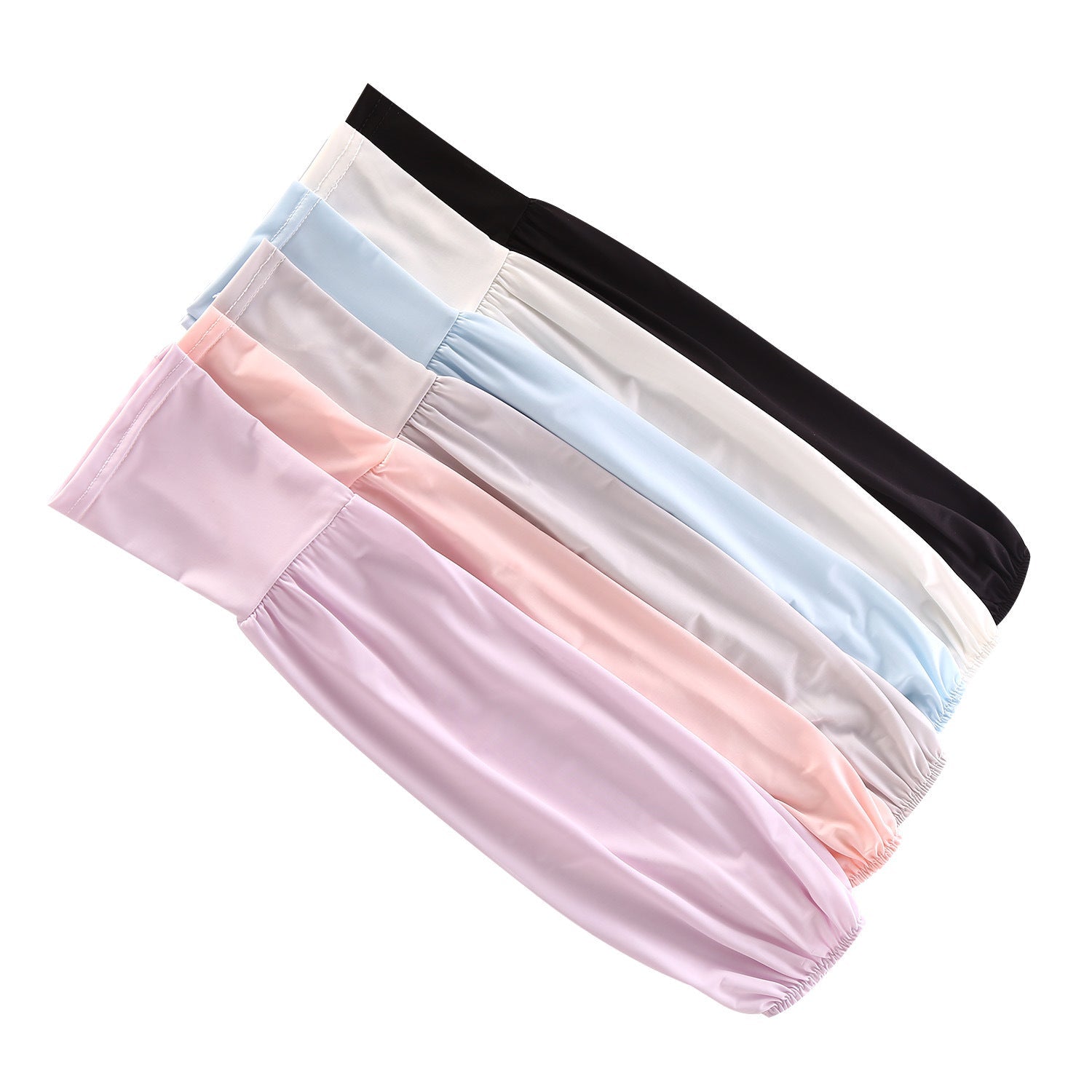 Women's Sporty Arm Sleeves Lightweight Breathable Fabric Flexible Fit