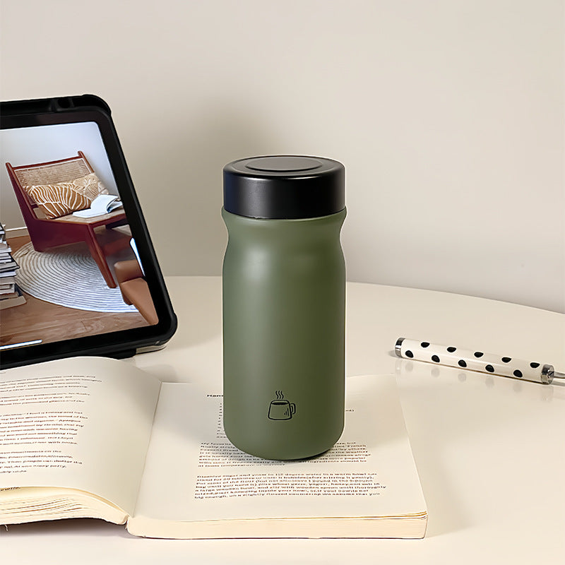 Insulated Stainless Steel Drink Bottle Leak-Proof Vacuum Double Wall Matte Finish