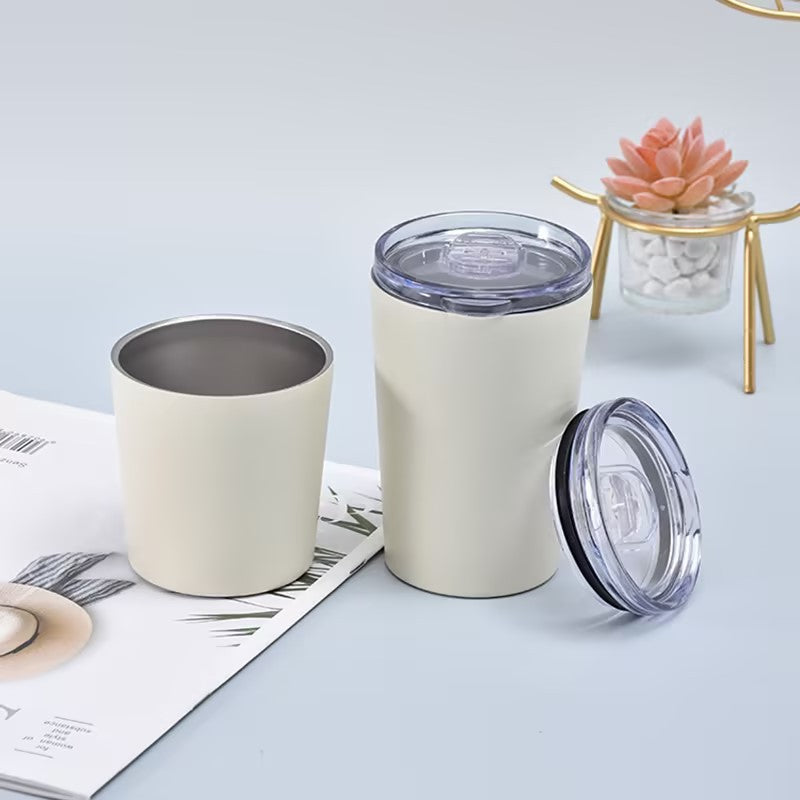 Insulated Travel Mug with Leak-Proof Lid and Ergonomic Handle for Hot and Cold Drinks
