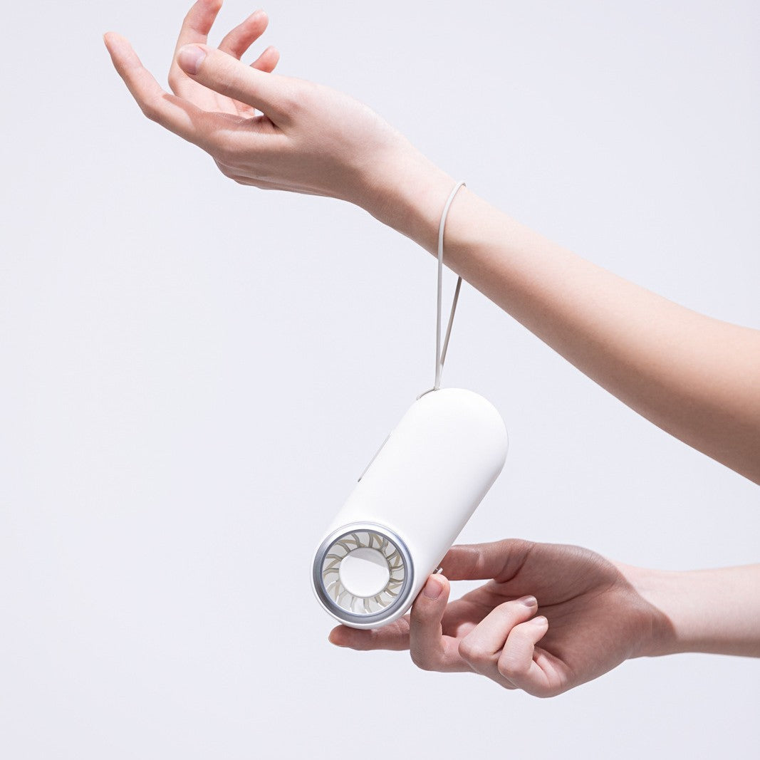 Rechargeable Handheld Fan Compact Portable Personal Fan with Carry Strap