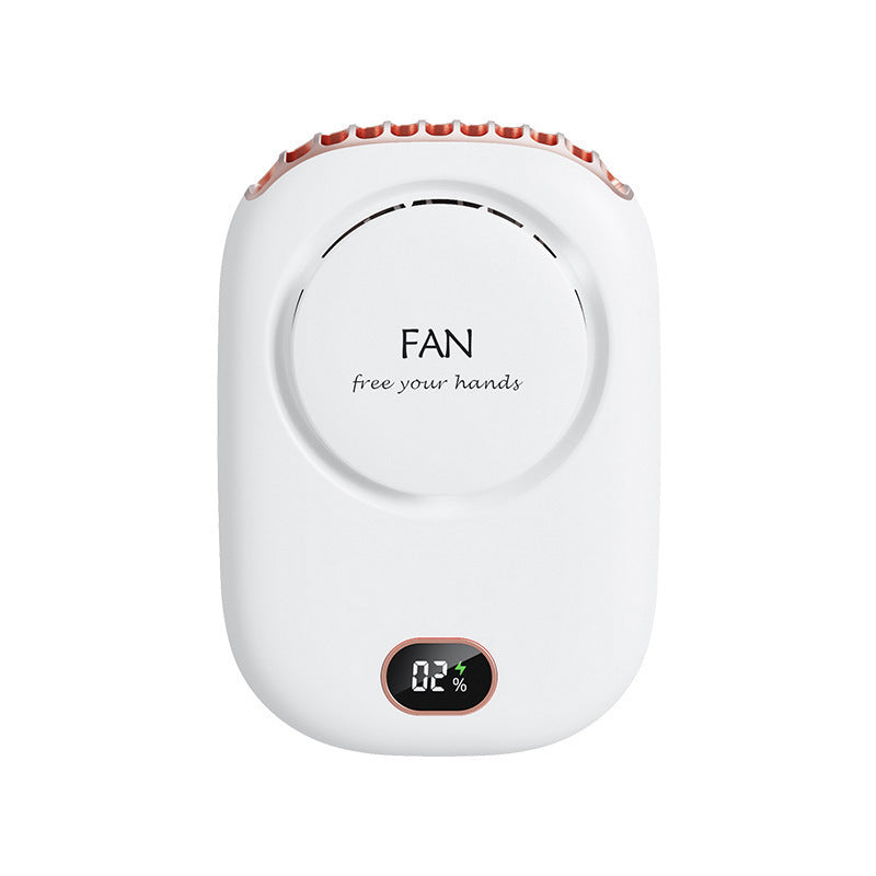 Hands-Free Portable Fan Lightweight Adjustable Speed Neck and Clip-On Cooler