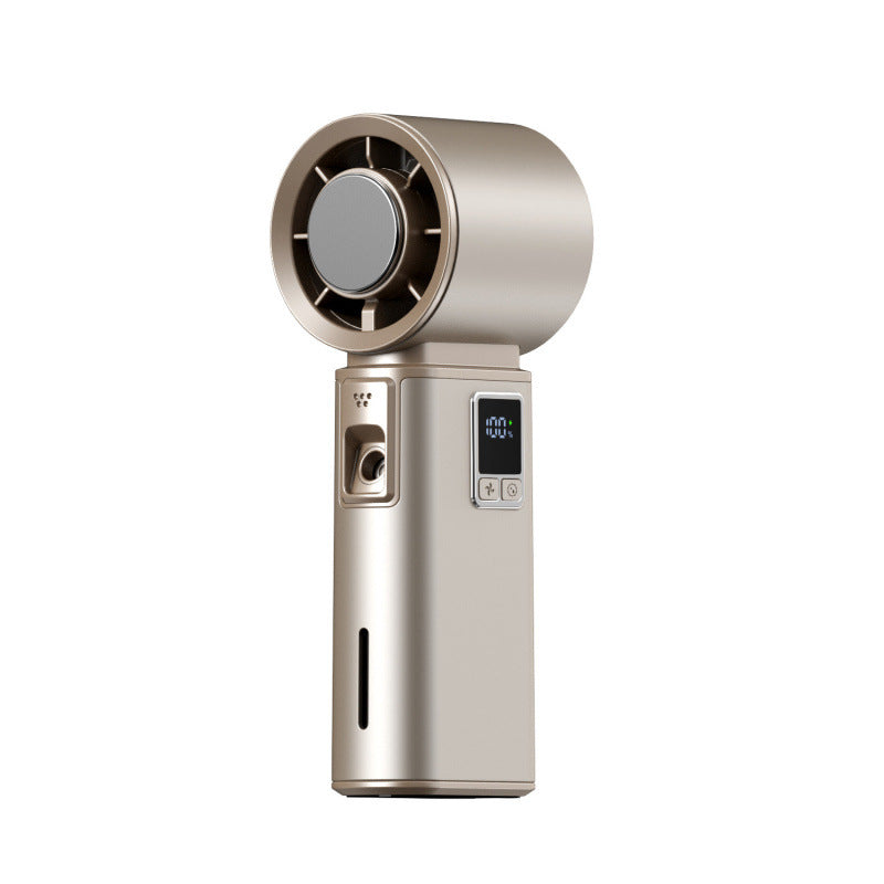 Harrow Portable Rechargeable Personal Fan Wireless Compact with Digital Display and Multiple Speeds