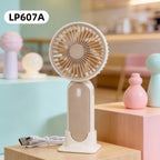 Portable Mini Fan USB Rechargeable Ergonomic Design Compact Quiet Operation for Women