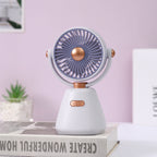 Portable Mini Fan USB Powered Flexible Tilt Quiet Operation Compact Design