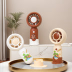 Portable Hand Fan for Women with Powerful Battery Long-Lasting Runtime Ergonomic Design Compact Size
