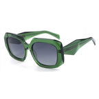 Women's Oversized Sunglasses Geometric Frame Tinted Lenses UV Protection Lightweight