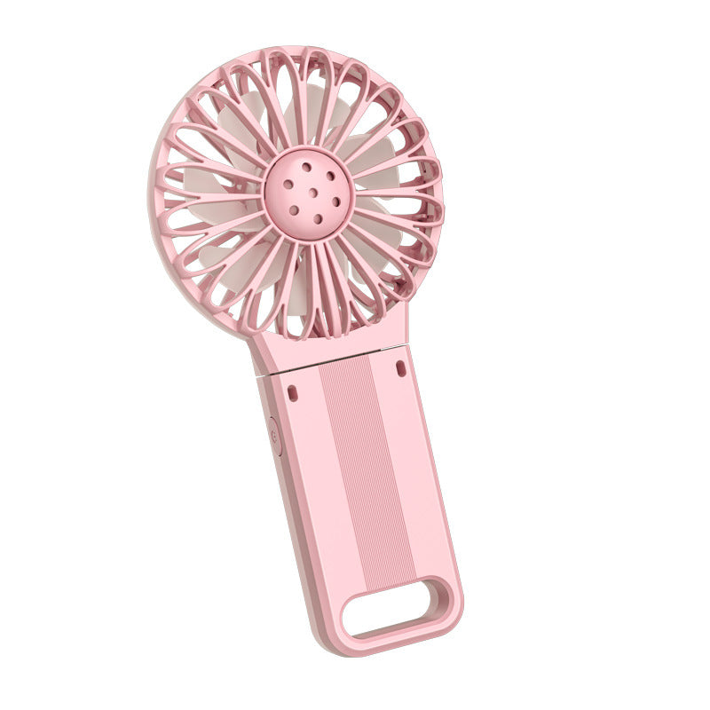 Portable USB Fan with Adjustable Speeds Compact Lightweight Rechargeable Cooling Fan for Travel Office Outdoors