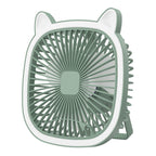 Portable Mini Desk Fan Cute Cat Design Compact Quiet Operation