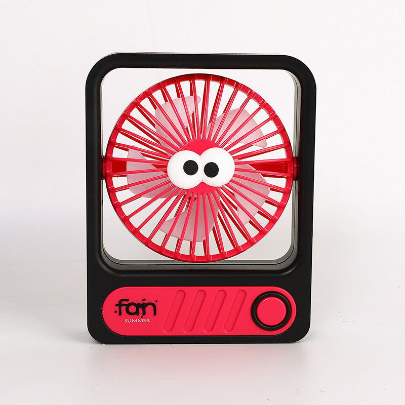 Portable Mobile Table Fan Compact Quiet Adjustable Speed Modern Design