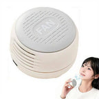 Portable USB Rechargeable Personal Fan Compact Adjustable Louvers Quiet Operation
