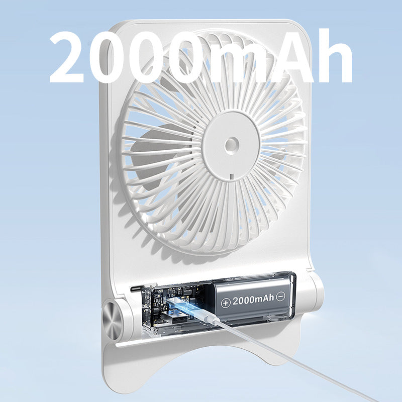Adjustable Portable Cooling Fan USB Rechargeable Lightweight Quiet Personal Fan