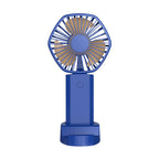 Compact USB Rechargechargeable Desk Fan Portable Quiet Adjustable Speed
