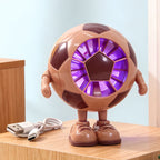 Portable USB Table Fan with Cute Animal Design Quiet Operation Adjustable Tilt Angle